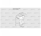 IBG80/50W05/40A2D (88303716) Дроссельная заслонка Kromschroder