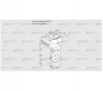 IBAF80/65Z05/20-60W3T (88302151) Дроссельная заслонка Kromschroder