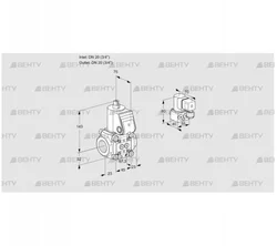 VAS120R/NW (88031048) Газовый клапан Kromschroder