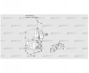 VAS350/-F/NWSR (88028568) Газовый клапан Kromschroder