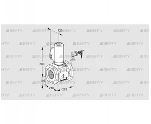 VAS8100F05NWGLB/PP/MM (88203847) Газовый клапан Kromschroder