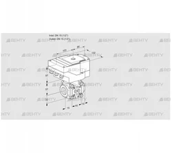 IFC115/15R05-08PPMM/40A2AR10-I (88303425) Регулирующий клапан с сервоприводом Kromschroder