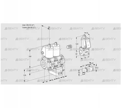 VCG3E50R/50R05NGNWL/3-ZS/PP3- (88105489) Клапан с регулятором соотношения Kromschroder