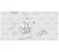 VCS3E65R/65R05NLWR/2--3/MMMM (88104214) Сдвоенный газовый клапан Kromschroder