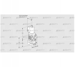 VAD1T-/25N/NWSL-25A (88007194) Газовый клапан с регулятором давления Kromschroder