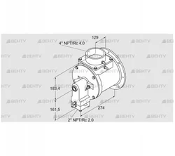 TJ28.0300-A3AHBHND2E8XAY0 (85401073) Газовая горелка Kromschroder