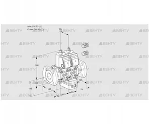 VCG3E50F/50F05NGEWR3/PPPP/PPPP (88101245) Клапан с регулятором соотношения Kromschroder