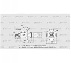 BICA 65RM-0/35-(71A)D (84099286) Газовая горелка Kromschroder