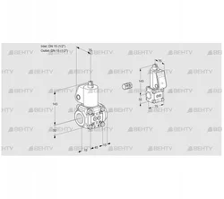 VAS1E15R/15R05NQL/ZS/PP (88100138) Газовый клапан Kromschroder