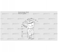 IBG65/40W05/20-60Q3E (88302274) Дроссельная заслонка Kromschroder