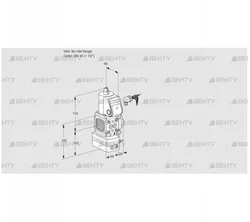 VAD2-/40R/NW-100A (88010684) Газовый клапан с регулятором давления Kromschroder