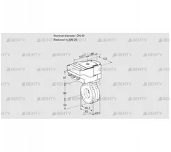 IBG40/25W05/40A2AR10 (88302285) Дроссельная заслонка Kromschroder