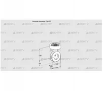 BVGF50W05 (88300044) Дроссельная заслонка Kromschroder