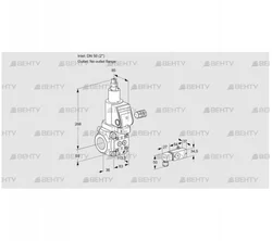 VAS350/-R/LWSR (88015384) Газовый клапан Kromschroder