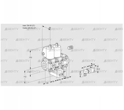 VCD2E50R/50R05ND-25VWL/PPPP/1-MM (88100741) Регулятор давления Kromschroder