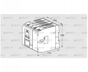 FCU500WC1F0H0K0-E (88621312) Автомат безопасности агрегатов Kromschroder