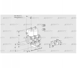 VCD1E25R/25R05ND-50WL3/PPPP/1--3 (88105418) Регулятор давления Kromschroder