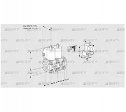 VCS1E15R/15R05NNWL6/PPBY/PPPP (88105747) Сдвоенный газовый клапан Kromschroder