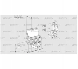 VCG3E50R/50R05NGEWL3/PPZS/PPPP (88103526) Клапан с регулятором соотношения Kromschroder