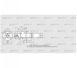 BIC 100RD-400/435-(39)E (84033054) Газовая горелка Kromschroder