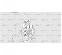 VCH1T20N/20N05NHAVQSR/PPPP/PPPP (88100907) Клапан с регулятором расхода Kromschroder