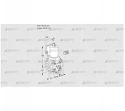 VAN250R/NQGL (88024024) Сбросной газовый клапан Kromschroder