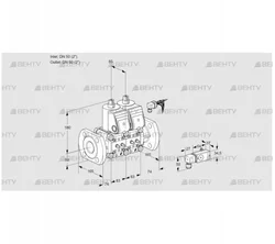 VCS3E50F/50F05NNWR/MMMM/-3PP (88107564) Сдвоенный газовый клапан Kromschroder