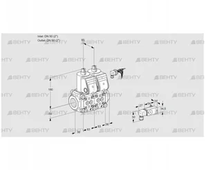 VCS3E50R/50R05NNWR/3-PP/-3PP (88106869) Сдвоенный газовый клапан Kromschroder