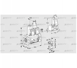 VCS8100F05NLWR3E/P3PP/PPZ- (88204984) Сдвоенный газовый клапан Kromschroder