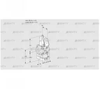 VAV2T40N/NQAK (88024066) Газовый клапан с регулятором соотношения Kromschroder