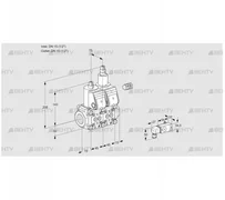 VCS1E15R/15R05NLWR/2--4/PPPP (88104612) Сдвоенный газовый клапан Kromschroder