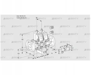 VCH3E50F/50F05NHEVWR3/-3PP/PPPP (88106342) Клапан с регулятором расхода Kromschroder