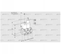 VCS3E50R/50R05NLPL3/PPPP/MMPP (88106824) Сдвоенный газовый клапан Kromschroder