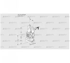 VAG1-/25R/NKAN (88017230) Газовый клапан с регулятором соотношения Kromschroder