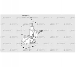 VAS350/-F/LW (88008280) Газовый клапан Kromschroder