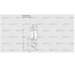 VAS1T-0/NW (88018149) Газовый клапан Kromschroder