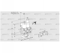 VCV2E40R/40R05VKLWL/PPPP/2-PP (88100504) Клапан с регулятором соотношения Kromschroder