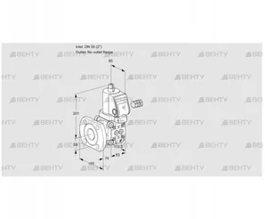 VAS350/-F/NWGR (88029704) Газовый клапан Kromschroder