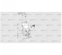 VAS340R/NWGL (88005992) Газовый клапан Kromschroder