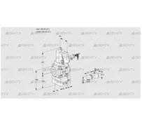 VAD350R/NWGR-100A (88031524) Газовый клапан с регулятором давления Kromschroder