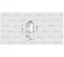 DG 17VC5-5W (84448010) Датчик-реле давления газа Kromschroder