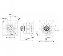 Центробежный вентилятор ebmpapst K3G310PT08J2