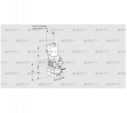 VAG2-/40R/NWGLAE (88025017) Газовый клапан с регулятором соотношения Kromschroder