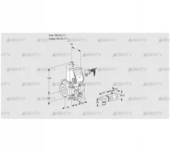 VAS125R/NW (88010498) Газовый клапан Kromschroder