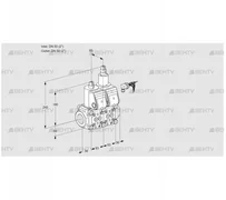 VCS3E50R/50R05NLWR3/PPPP/PPPP (88104089) Сдвоенный газовый клапан Kromschroder