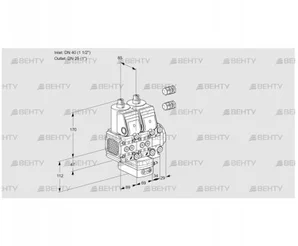 VCD2E40F/25R05FND-25VWR3/PPPP/PPPP (88101709) Регулятор давления Kromschroder