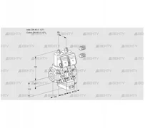 VCH2E40R/40R05NHEWSR3/PPPP/PPPP (88107405) Клапан с регулятором расхода Kromschroder