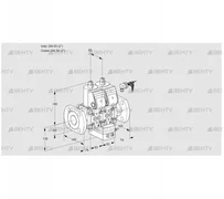 VCG3E50F/50F05NGEWR/PPPP/PPPP (88100361) Клапан с регулятором соотношения Kromschroder