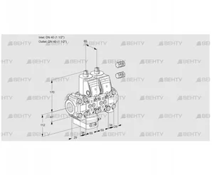 VCG2E40R/40R05F2GENVWR3/PPPP/PPPP (88103488) Клапан с регулятором соотношения Kromschroder