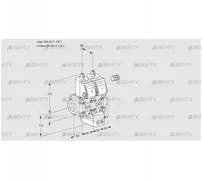 VCG2E40R/40R05NGNQR/PPPP/PPPP (88107302) Клапан с регулятором соотношения Kromschroder